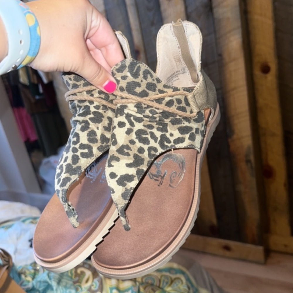 Cheetah sandals
